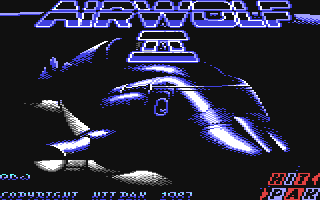 Airwolf II Title Screen